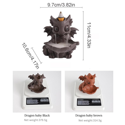 Incensario Dragón Baby Japonés