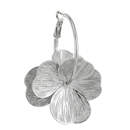Pendientes Mujer de pétalos dorados de Diseño