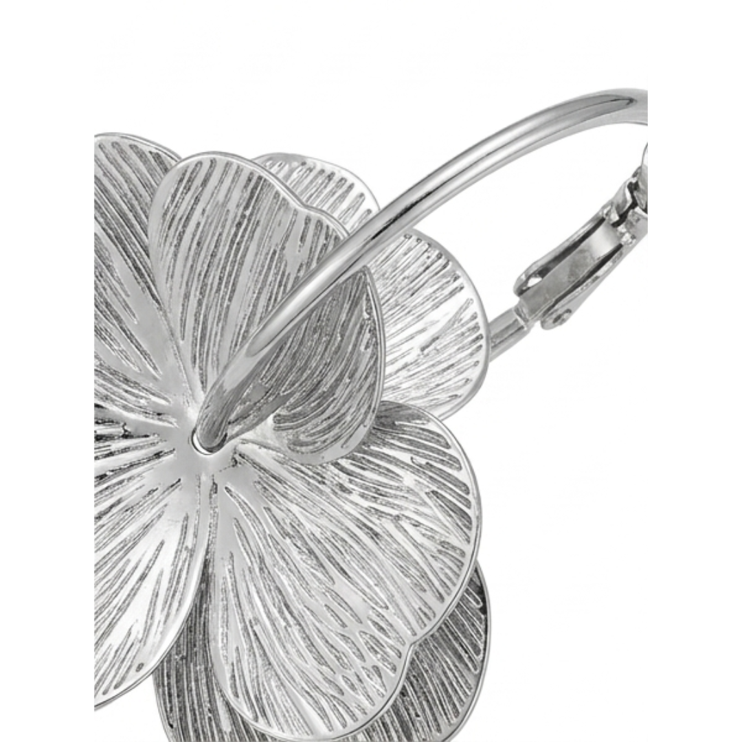 Pendientes Mujer de pétalos dorados de Diseño