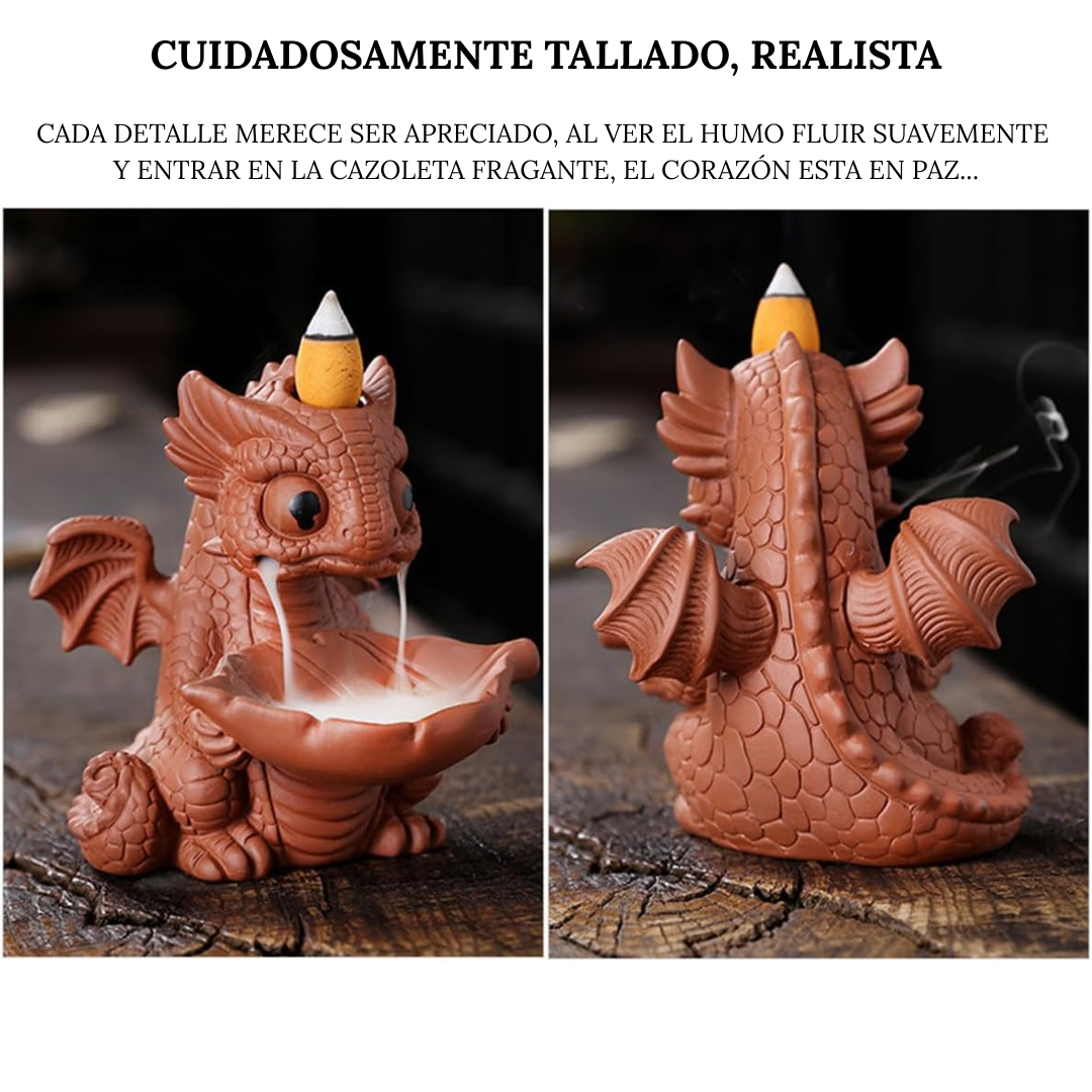 Incensario Dragón Baby Japonés