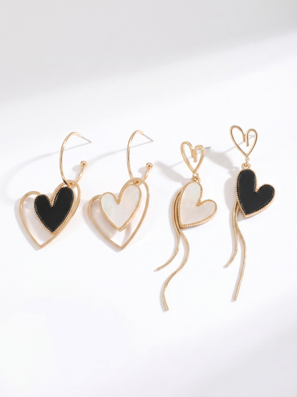 Pendientes de Mujer de Diseño de Corazones