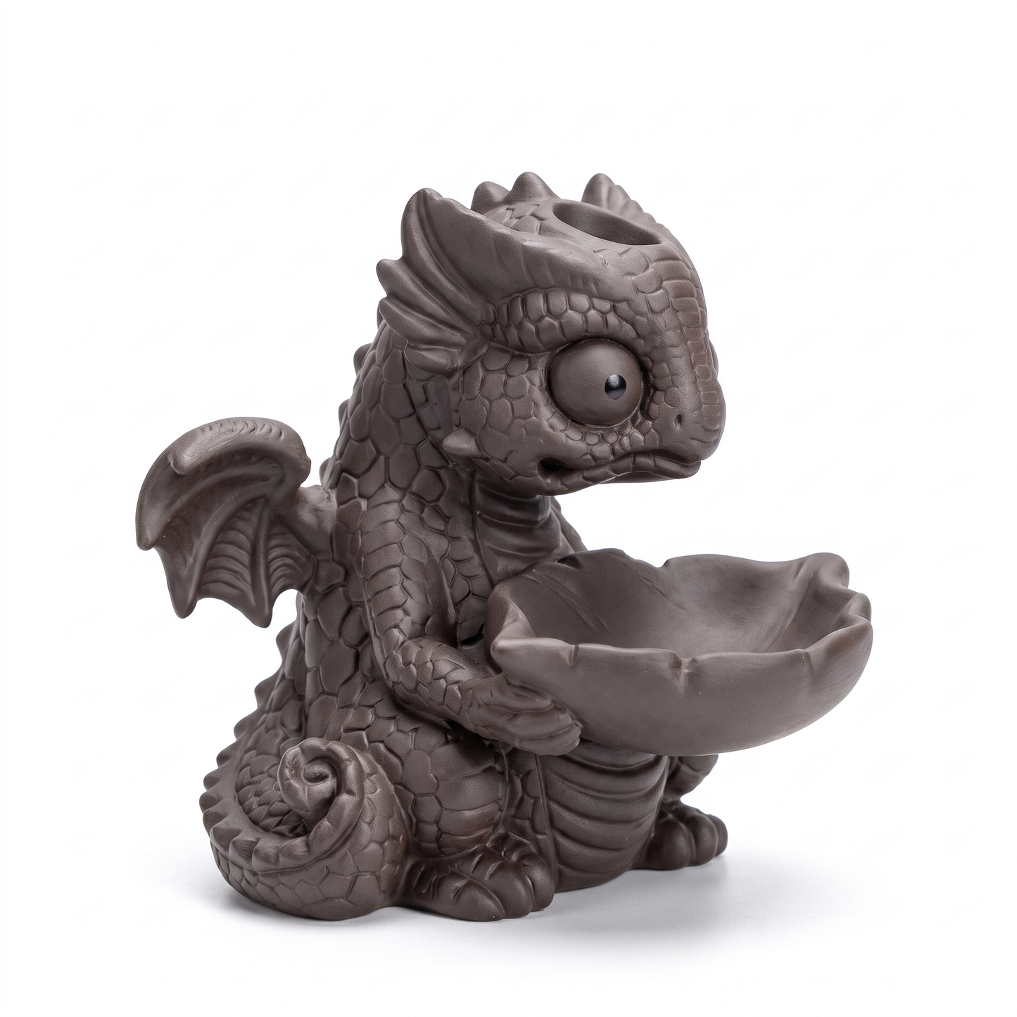 Dragón Baby decorativo Quemador de incienso de cerámica