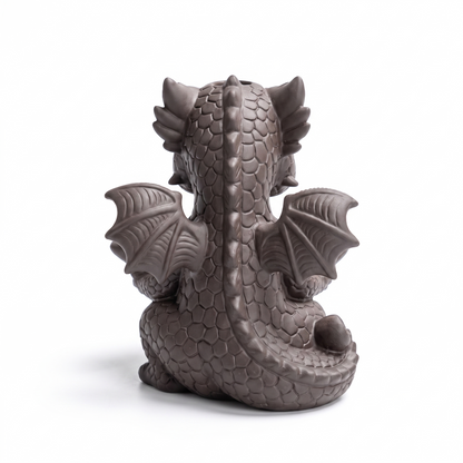 Dragón Baby decorativo Quemador de incienso de cerámica